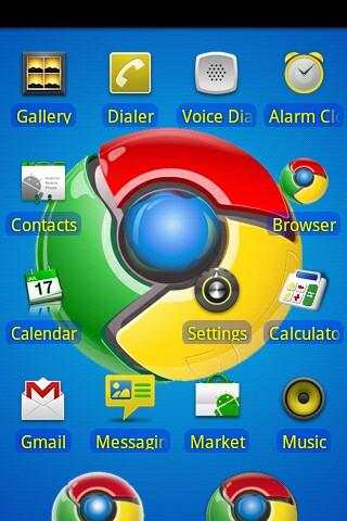 Google Chrome Dxtop Theme screenshot 1