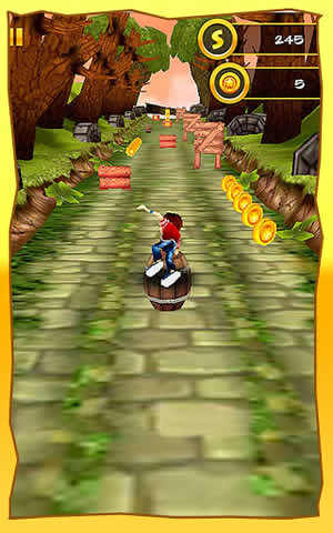 3D Jungle Runner : Racing Game 2 تصوير الشاشة