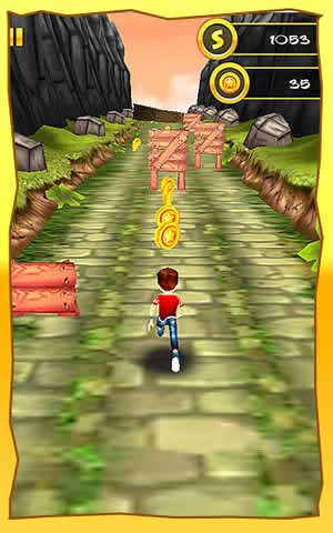 3D Jungle Runner : Racing Game 3 تصوير الشاشة