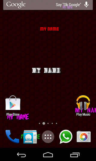 My Name Live Wallpaper screenshot 2