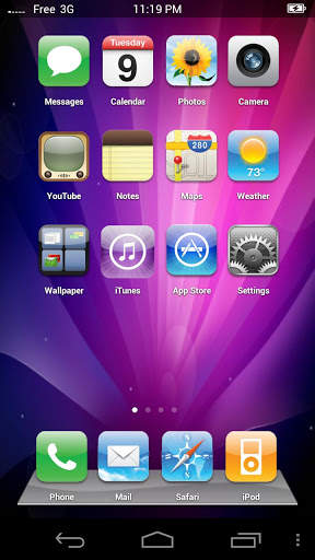 Fake iPhone Launcher Free screenshot 2