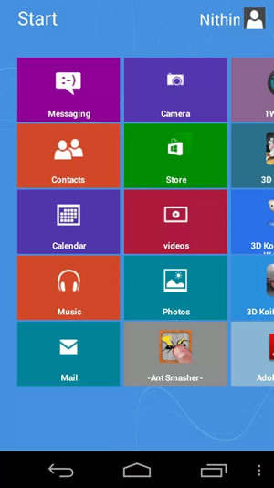 Fake Windows 8 Launcher screenshot 1