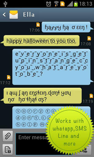 Cool Fonts for Whatsapp &amp; Line screenshot 2