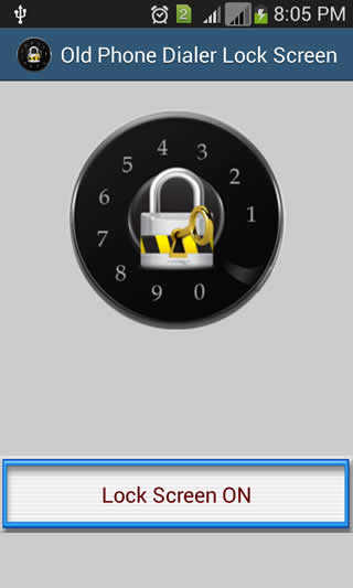 Old phone Dialer Lock Screen screenshot 3