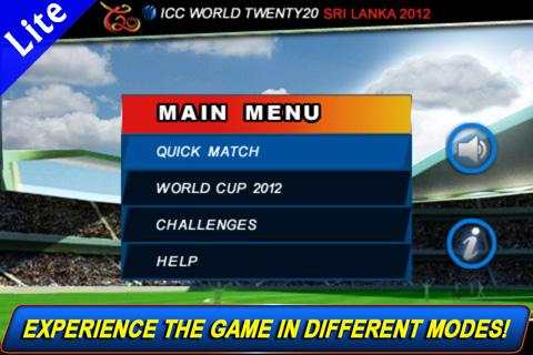 T20 ICC World Cup SL 2012 Lite screenshot 5