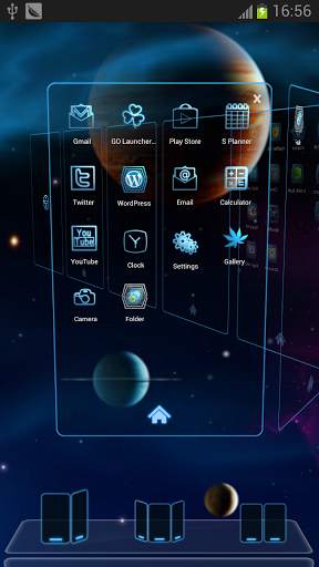 Galaxy Next Launcher 3D Theme screenshot 3