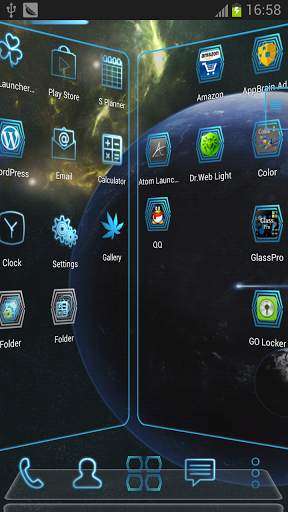 Galaxy Next Launcher 3D Theme screenshot 2