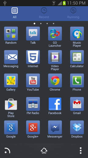 Facebook Go Launcher Ex Theme screenshot 2