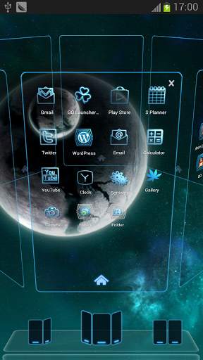 Galaxy Next Launcher 3D Theme screenshot 4