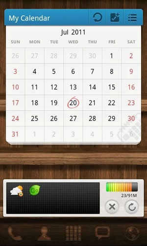 Wood Theme GO Launcher EX screenshot 2
