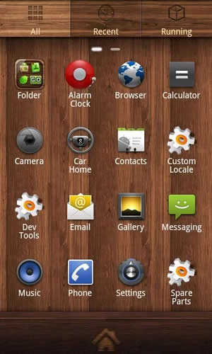 Wood Theme GO Launcher EX screenshot 3