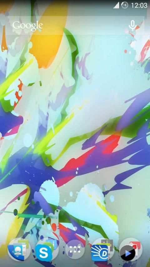 Note 4 Paint Live Wallpaper screenshot 4