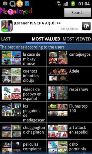 Youtube Videos Show (free) screenshot 1