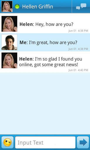 fTalk: Facebook chat on the go screenshot 3
