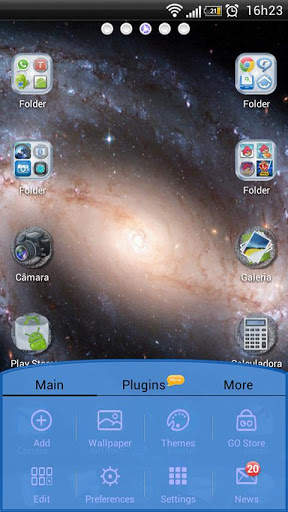 Galaxy GO Launcher Theme screenshot 2