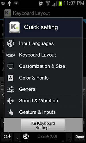 Kii Keyboard screenshot 3