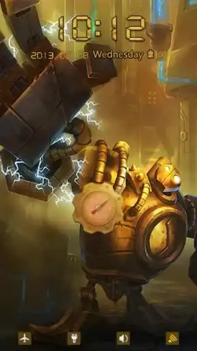 Lock Screen Iron Man screenshot 1