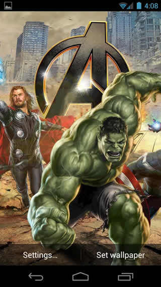 The Avengers Live Wallpaper screenshot 1