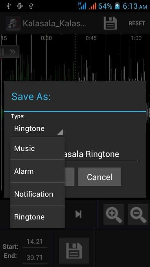 Easy Mp3 Cutter Ringtone maker screenshot 1