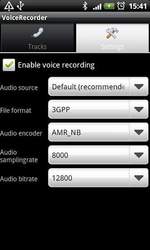 Voicecall recorder screenshot 2
