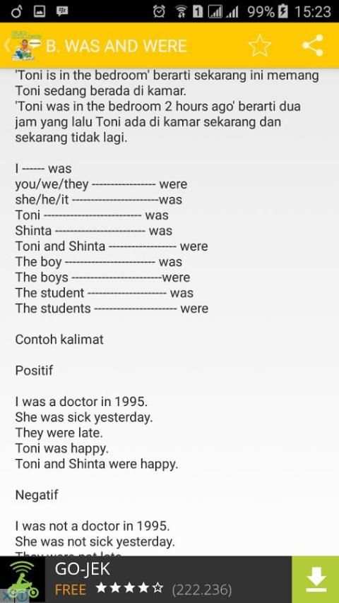 Belajar Bahasa Inggris III screenshot 3