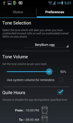 Missed Call / SMS Alert screenshot 4