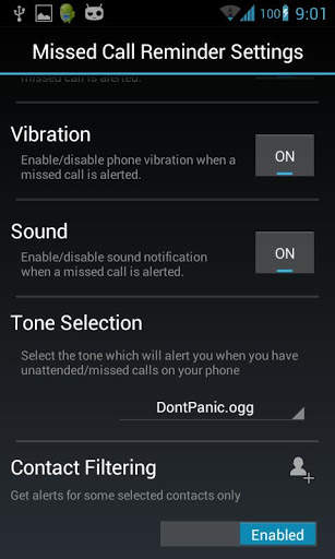 Missed Call / SMS Alert screenshot 5