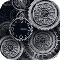 FREE Black Clock LiveWallpaper