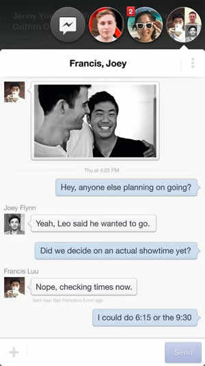 Facebook Home screenshot 3