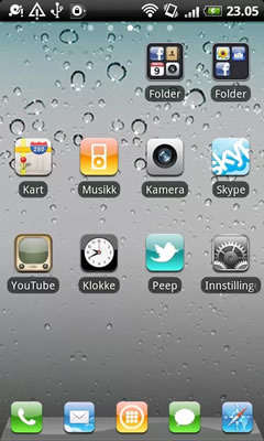 iPhone Go Launcher EX Theme screenshot 1