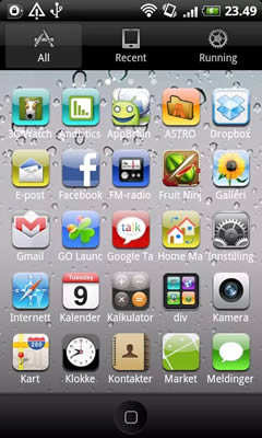 iPhone Go Launcher EX Theme screenshot 2