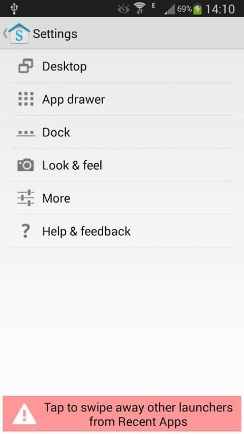 Galaxy Launcher screenshot 2