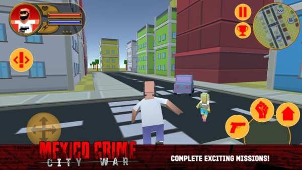 Mexico Crime City War स्क्रीनशॉट 1