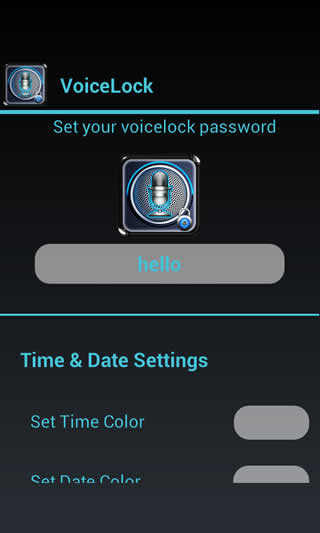 Voice Lock screenshot 1