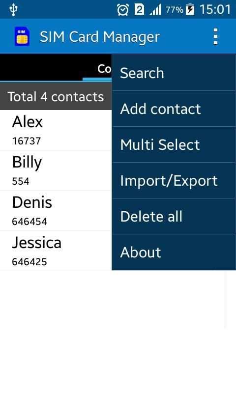 SIM Card Manager screenshot 4