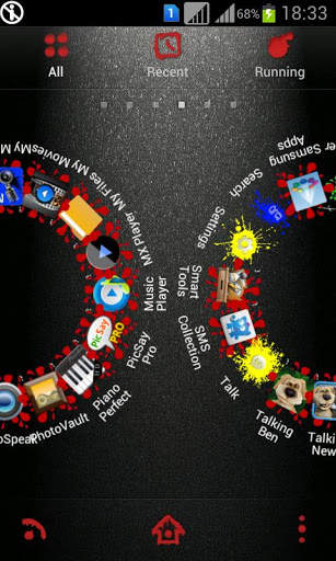 Color Splash Go Launcher Theme 5 تصوير الشاشة
