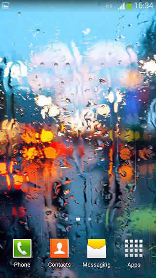 Rain On Glass Live Wallpaper screenshot 2
