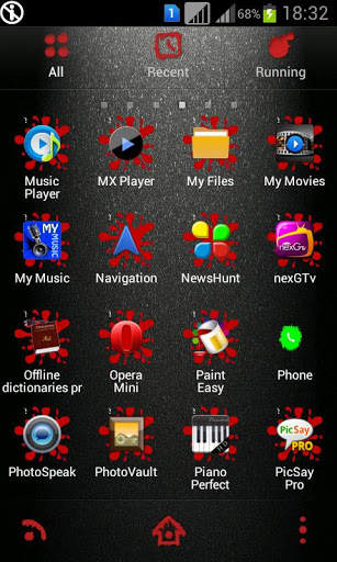 Color Splash Go Launcher Theme 2 تصوير الشاشة