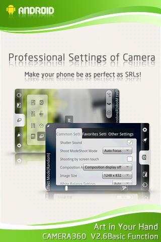 Camera360 for Android 1.5 screenshot 5