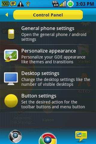 Google Chrome GDE Theme screenshot 1