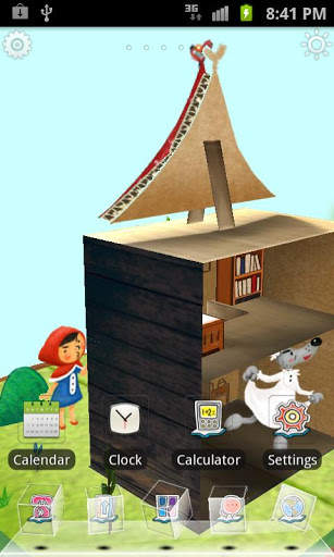 Rabbit Launcher 3D Home Theme screenshot 3