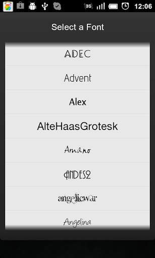 Text font changer screenshot 2