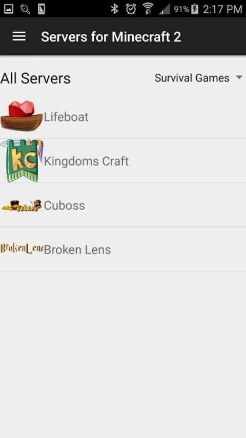 Servers for Minecraft screenshot 1