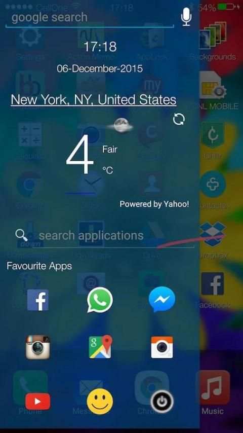 Titan os 9 Launcher I6 tema screenshot 8