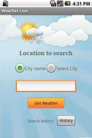 Weather Live screenshot 1