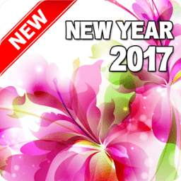Happy New Year 2017 (Flowers)