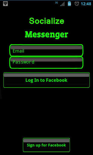 Green Socialize 4 FB Messenger screenshot 1