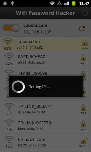 Wifi Password Hacker screenshot 1