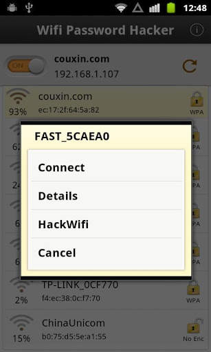 Wifi Password Hacker screenshot 2