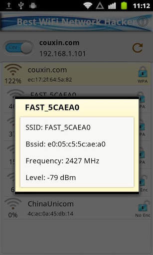 Best WiFi Network Hacker screenshot 5